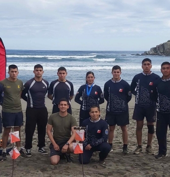 SELECCIONADO OLÍMPICO DE ORIENTACIÓN TERRESTRE DE LA ACADEMIA POLITÉCNICA NAVAL PARTICIPÓ EN “VIÑA ORIENTACIÓN”.