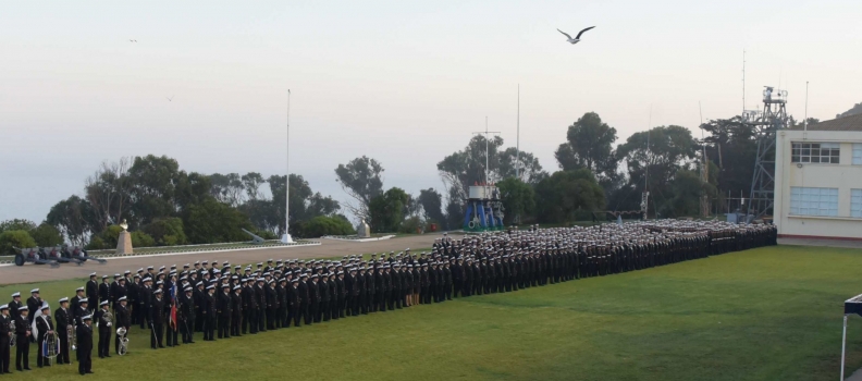 ACADEMIA POLITÉCNICA NAVAL EFECTUÓ CEREMONIA MILITAR INTERNA EN HOMENAJE A LAS GLORIAS NAVALES.