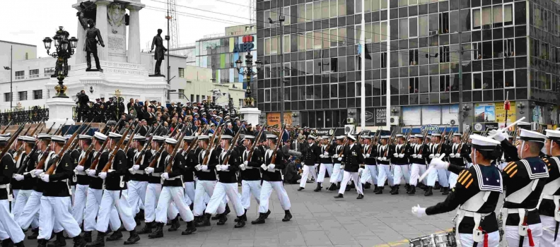 ACADEMIA POLITÉCNICA NAVAL PARTICIPÓ EN CONMEMORACIÓN A LAS GLORIAS NAVALES.