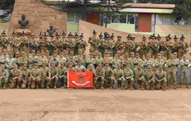 PELOTÓN ORGÁNICO DEL BATMILLER PRESENTÓ EXPOSICIÓN ESTÁTICA EN LA ACADEMIA POLITÉCNICA NAVAL.